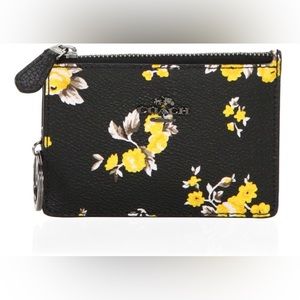 Coach | Black Floral Wallet